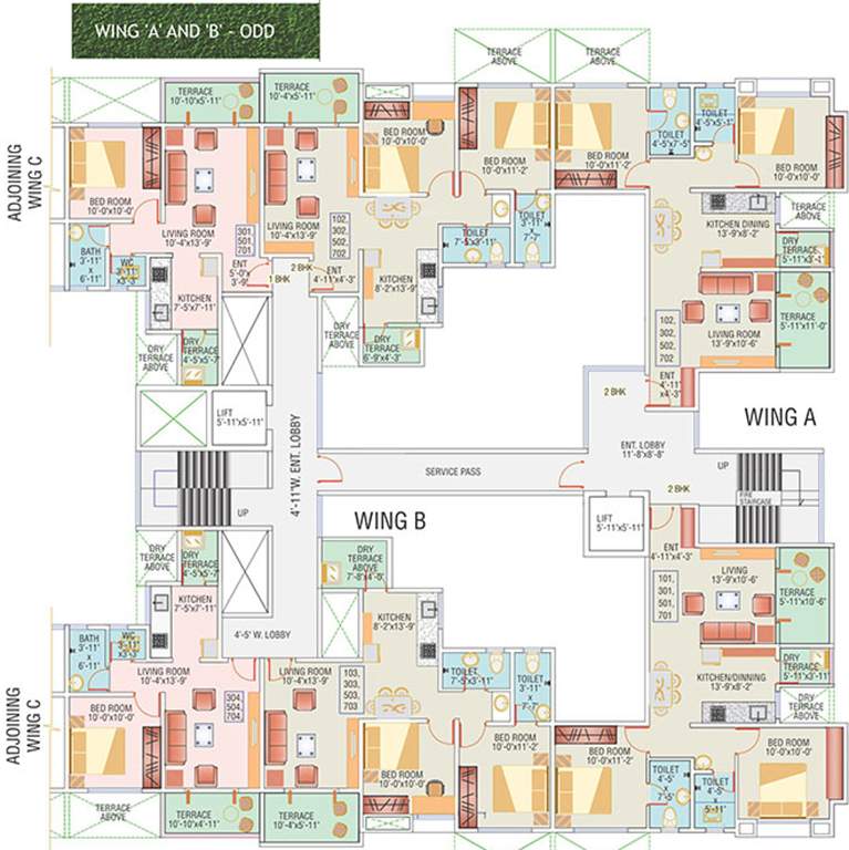 Images for Cluster Plan of Anshul Aarush A building and B building