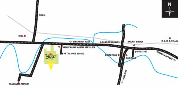 Images for Location Plan of Anshul Aarush A building and B building