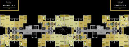Images for Cluster Plan of Anshul Kosmas C And D Building