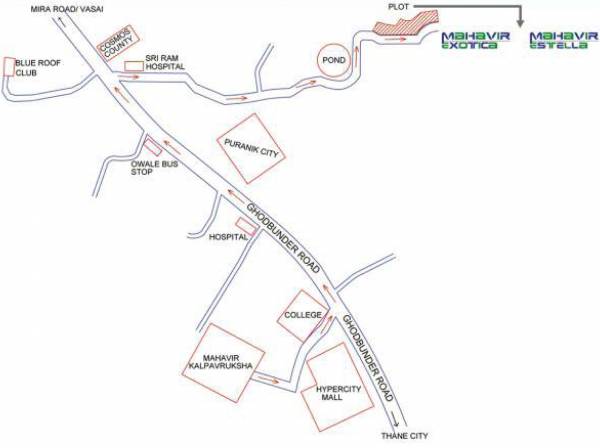 Images for Location Plan of Damji Shamji Mahavir Estella Wing A And B