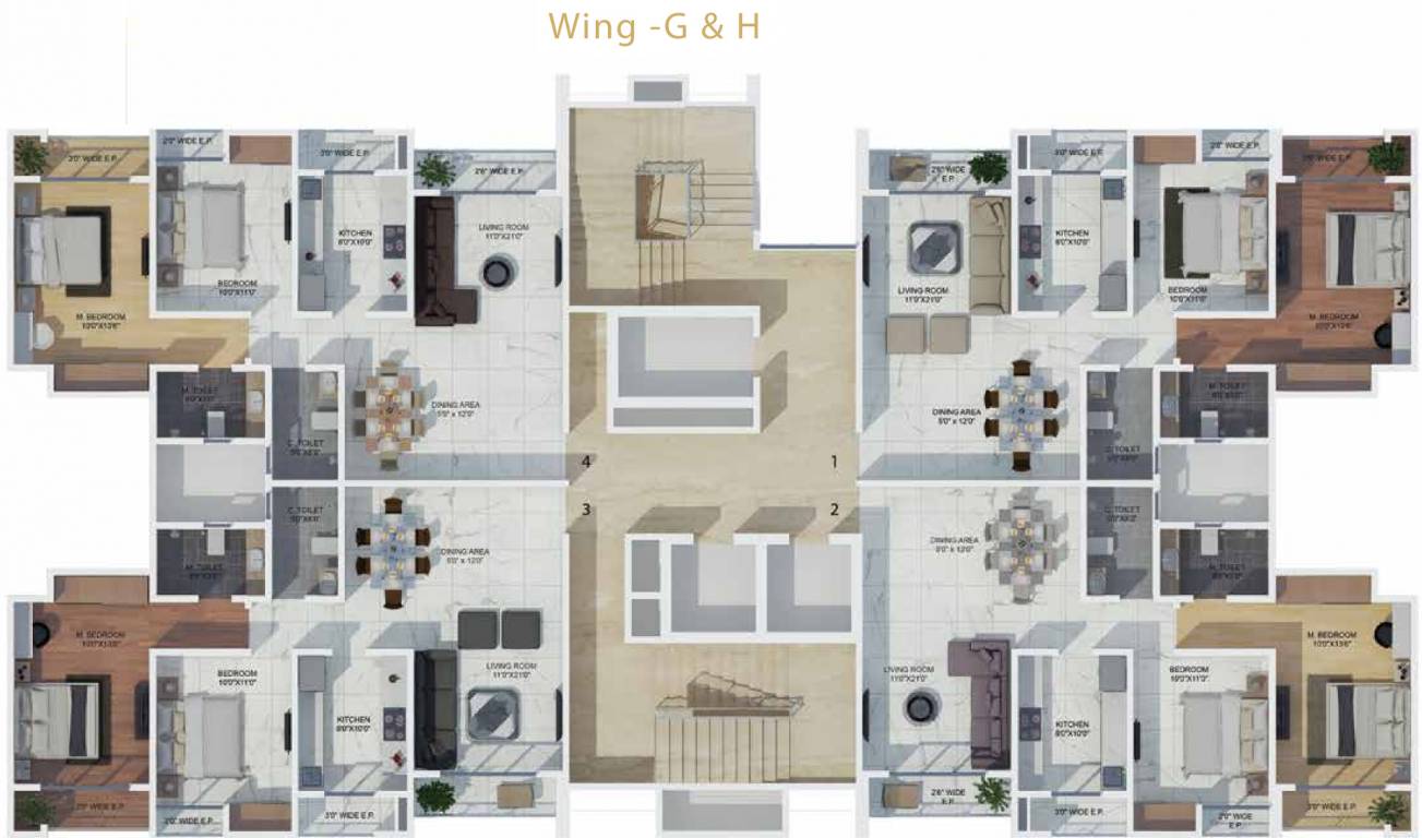 Images for Cluster Plan of Sheth Sheth Avalon Phase 1