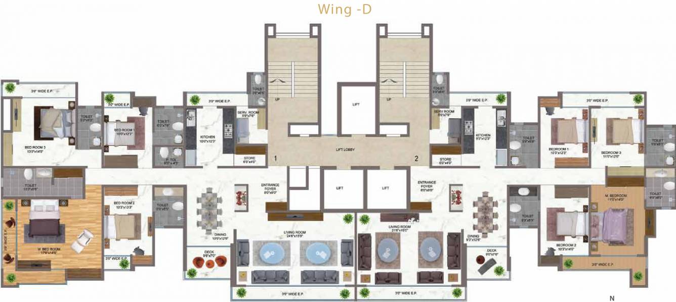 Images for Cluster Plan of Sheth Sheth Avalon Phase 1