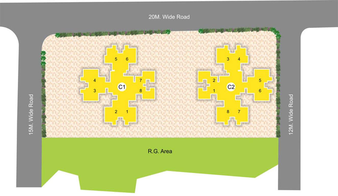 Images for Layout Plan of Raunak Unnathi Woods Phase III C1