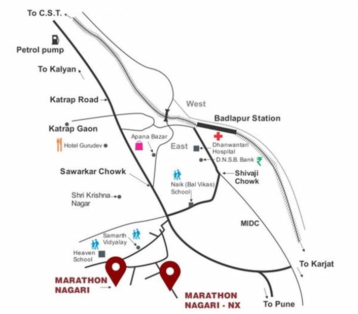 Images for Location Plan of Marathon Nagari NX Vigo D