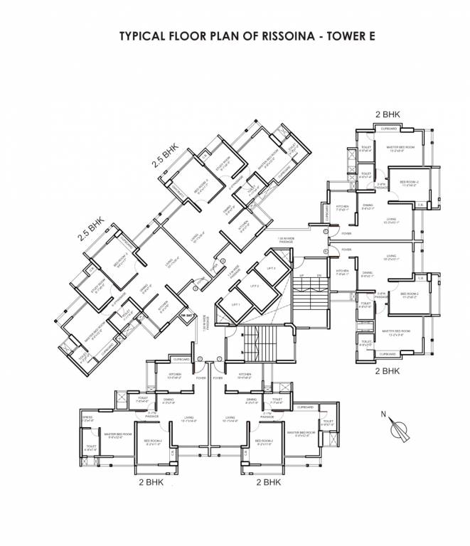  pearl Tower E   Rissoina Cluster Plan