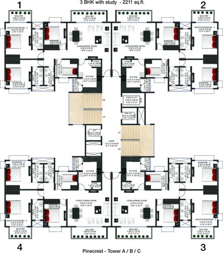 Images for Cluster Plan of Godrej Garden City Pinecrest