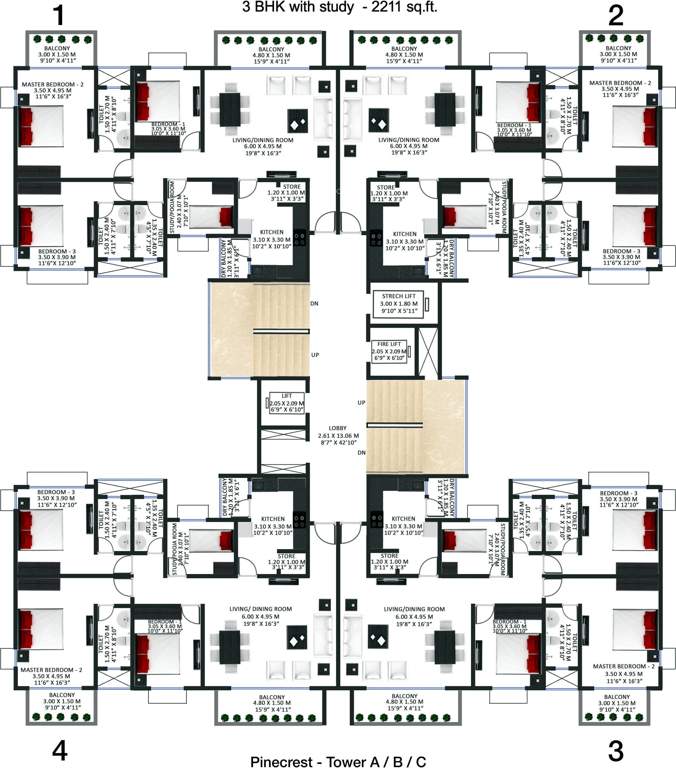 Images for Cluster Plan of Godrej Garden City Pinecrest