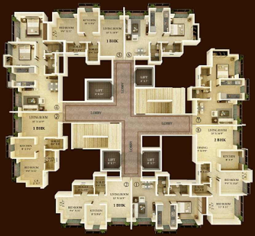  vistas bldg no 4 Images for Cluster Plan of Unique Vistas Bldg No 4