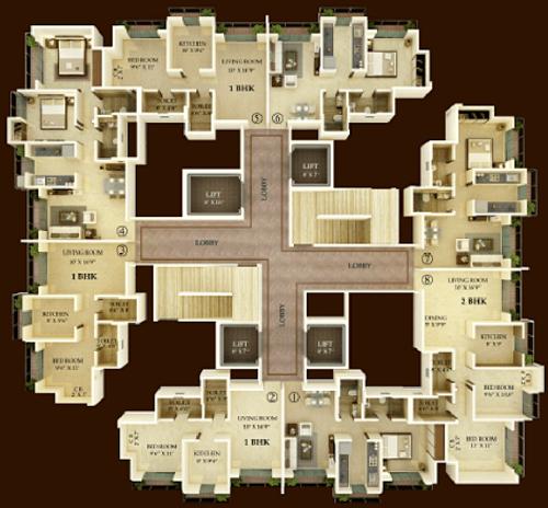 Images for Cluster Plan of Unique Vistas Bldg No 3