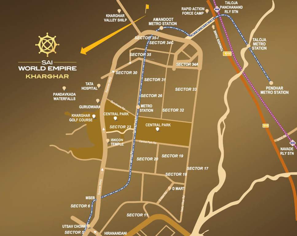  sai world empire phase 1 Images for Location Plan of Paradise Sai World Empire