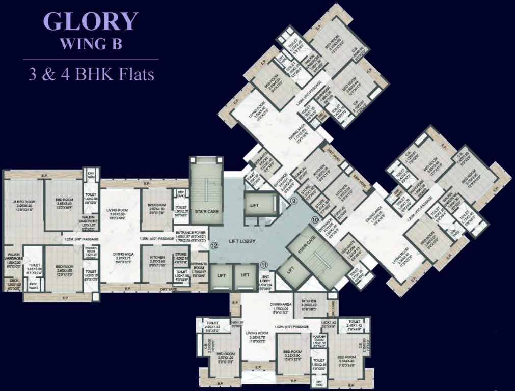 Images for Cluster Plan of Rajesh Raj Tattva Wing A B And E
