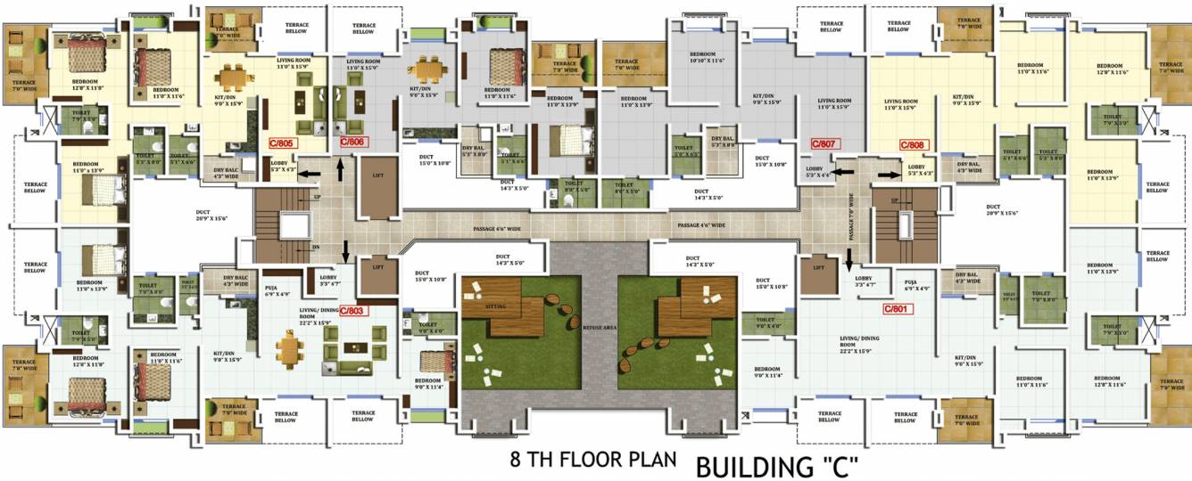 Images for Cluster Plan of S A Magdum Anantpuram