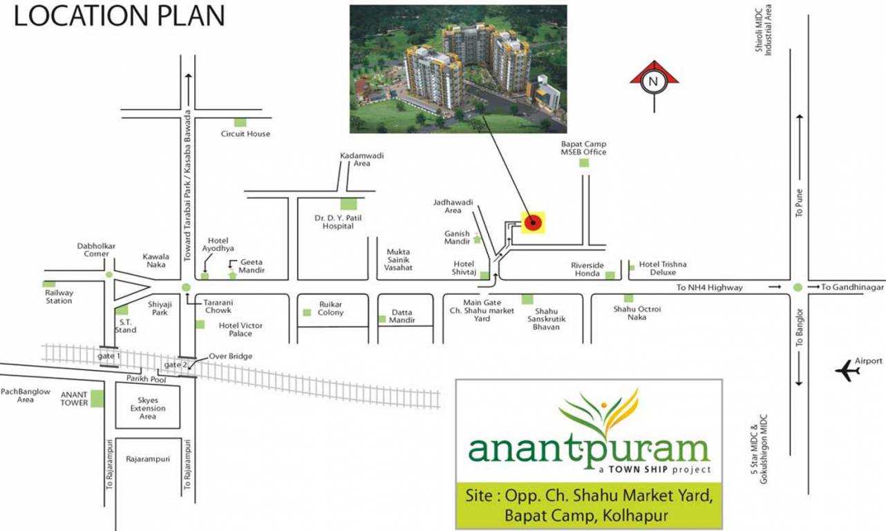Images for Location Plan of S A Magdum Anantpuram