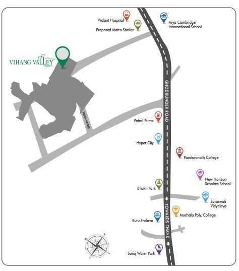  vihang valley Location Plan