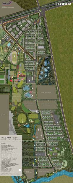 Images for Master Plan of Lodha Palava Estela D To G