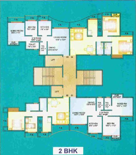 shreepati-residency-c-and-b2 Shreepati Residency C Cluster Plan