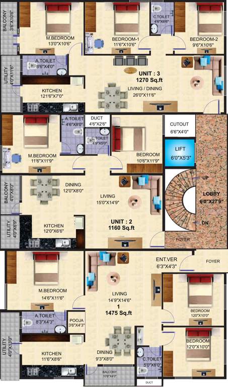 Images for Cluster Plan of  Lak Ven Pride