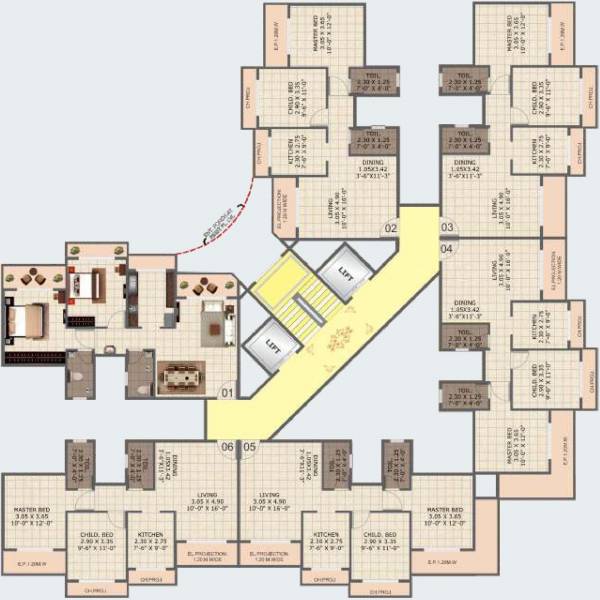 Images for Cluster Plan of Tharwani Solitaire Phase II