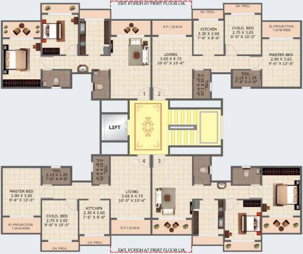 Images for Cluster Plan of Tharwani Solitaire Phase II