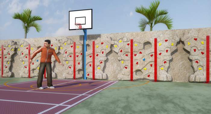  shreeji atlantis Basketball Court