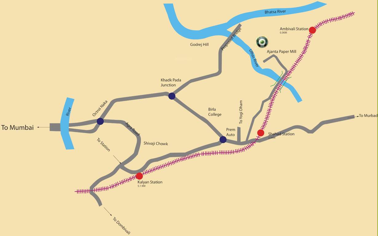  lifestyle city kalyan spirit a Location Plan