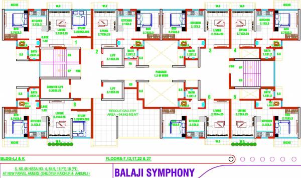  balaji-symphony Wing K Cluster Plan