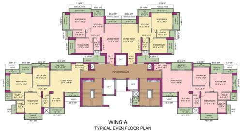 Images for Cluster Plan of Newa Bhakti Park A Wing Phase 1