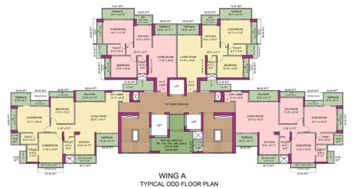 Images for Cluster Plan of Newa Bhakti Park A Wing Phase 1