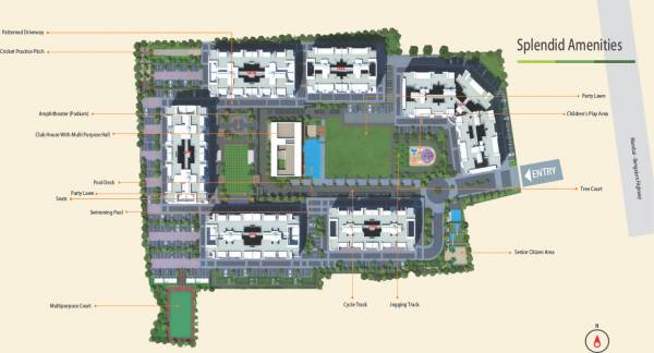Images for Master Plan of Abhinav Pebbles II E Building