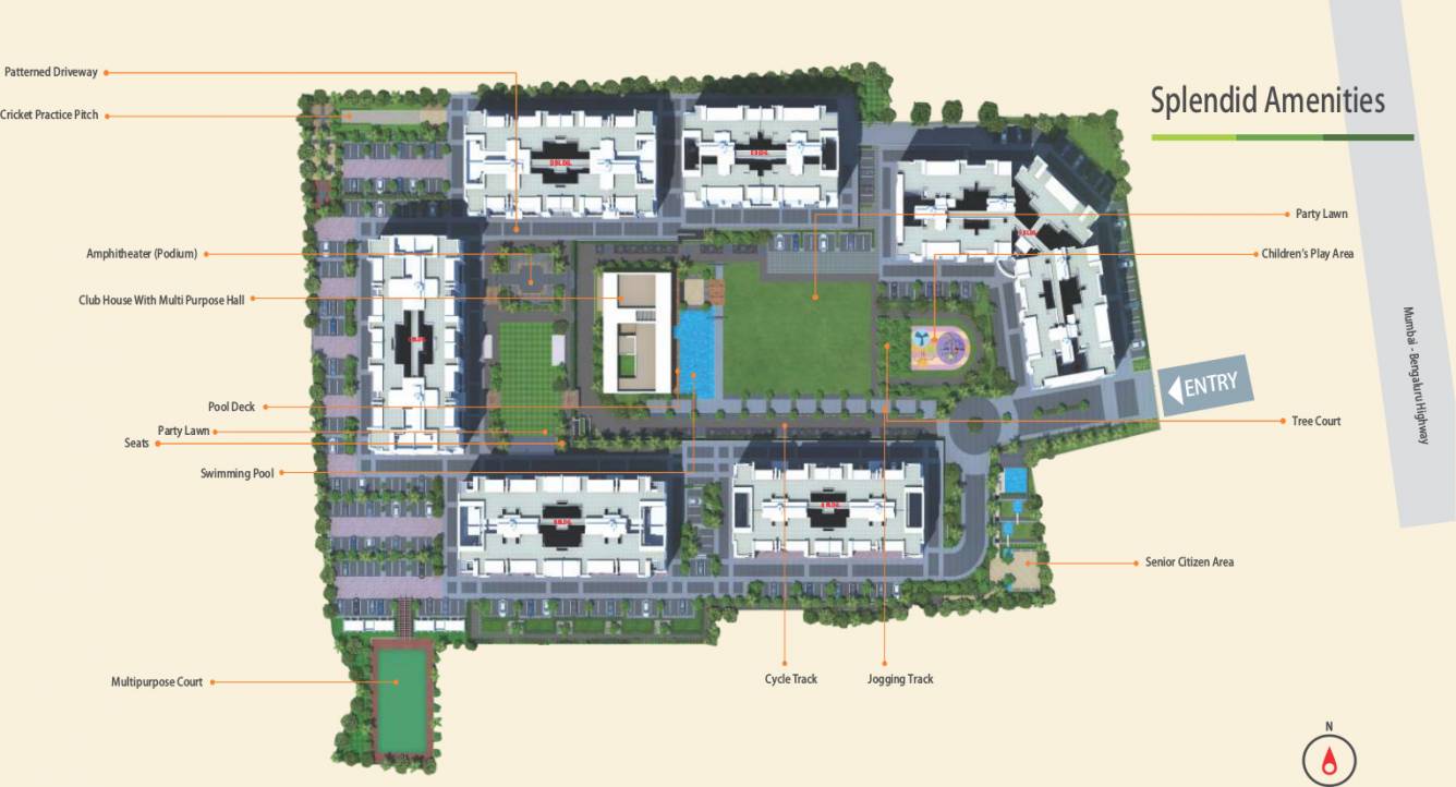 Images for Master Plan of Abhinav Pebbles II E Building