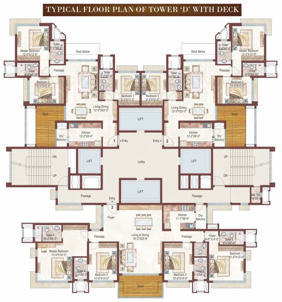 Images for Cluster Plan of Ashford Royale Tower D