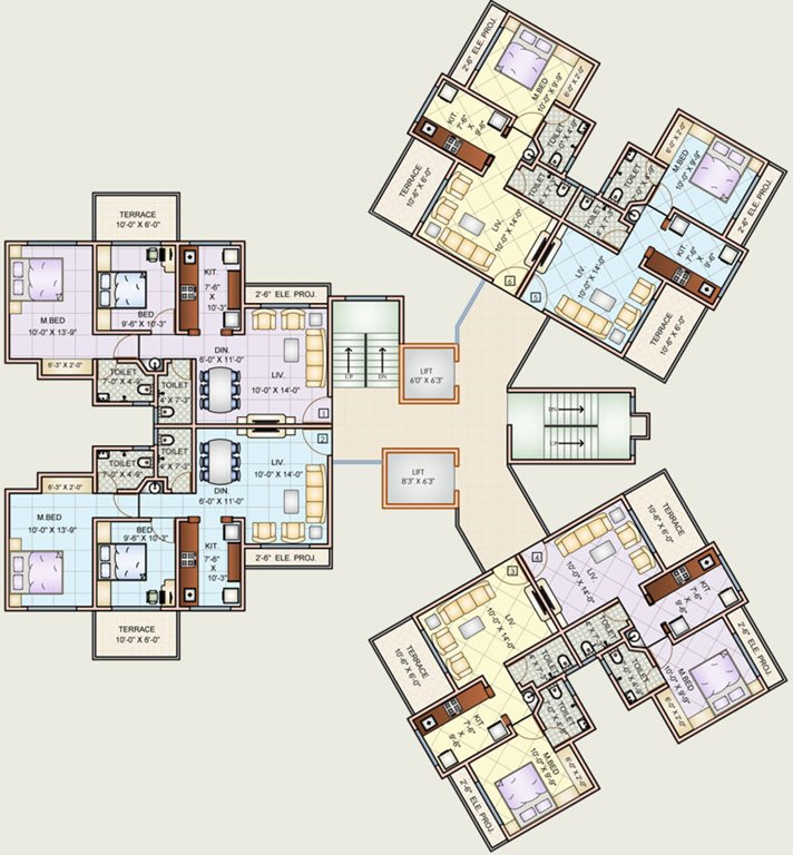 Images for Cluster Plan of Charms Heights Phase I B1 And B4