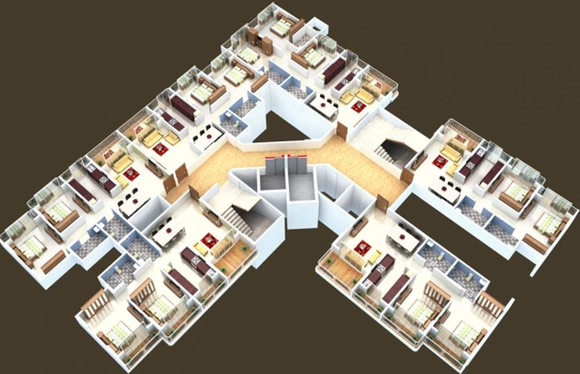  majesta bldg a Images for Cluster Plan of Triveni Majesta Bldg A