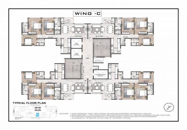 seasons-c Rustomjee Seasons Wing C Cluster Plan