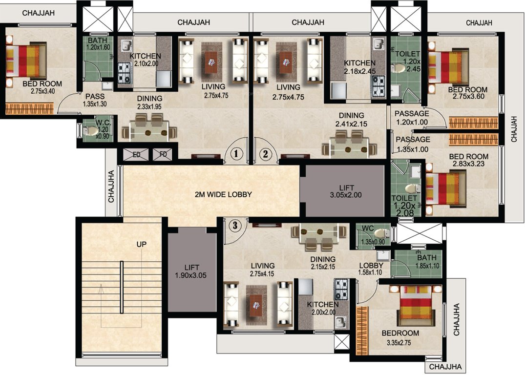  pride  Images for Cluster Plan of Mauli Pride 