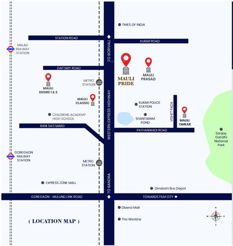  pride Images for Location Plan of Mauli Pride 