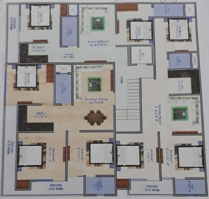 Images for Cluster Plan of Delhi Homes