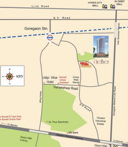 Images for Location Plan of Romell Aether Wing B2 Phase 1B From 21st To 33rd Floor
