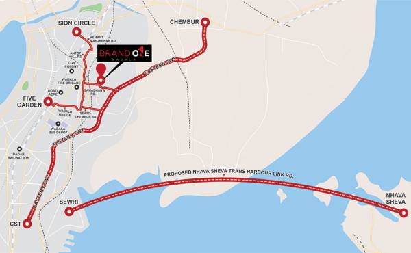 Images for Location Plan of AM Brand One Wadala B Wing