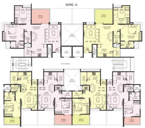 Images for Cluster Plan of Satav Grande Ventila Phase 2 Wing A