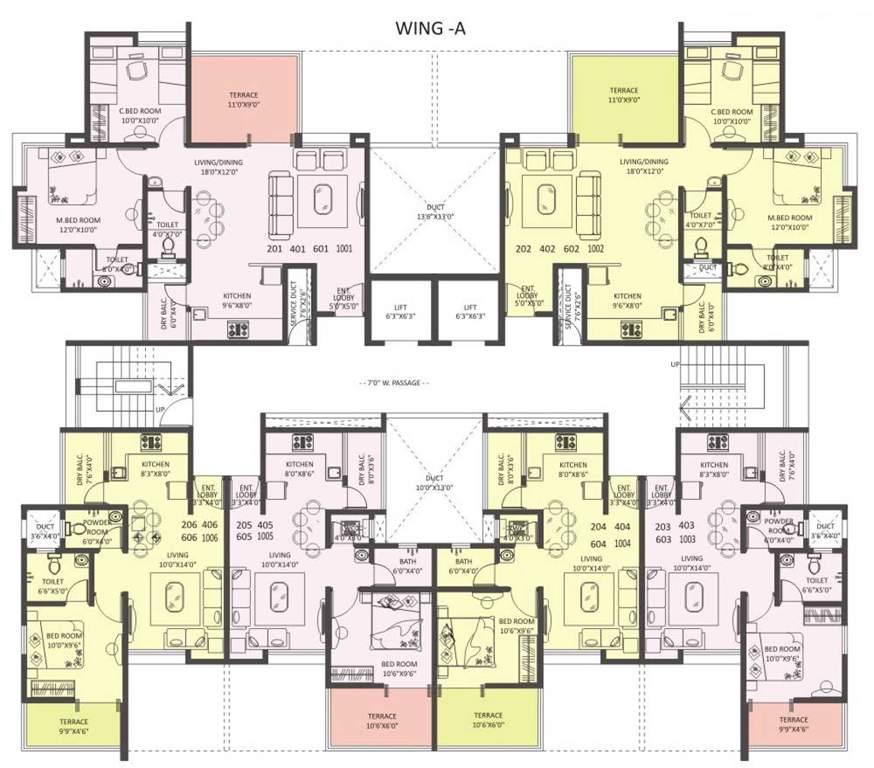 Images for Cluster Plan of Satav Grande Ventila Phase 2 Wing A