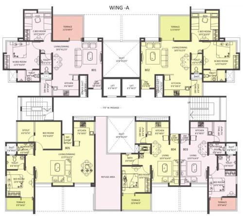 Images for Cluster Plan of Satav Grande Ventila Phase 2 Wing A