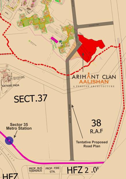 Images for Location Plan of Arihant Clan Aalishan Phase 1