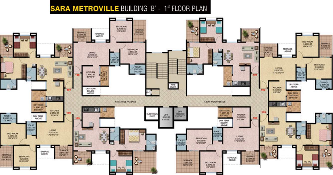 Images for Cluster Plan of Sara Sara Metroville B
