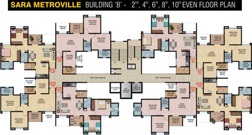 Images for Cluster Plan of Sara Sara Metroville B