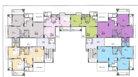  pratiraj towers building Cluster Plan
