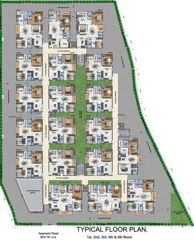 Images for Cluster Plan of Akruthi Akruthis Venkatadri Towers