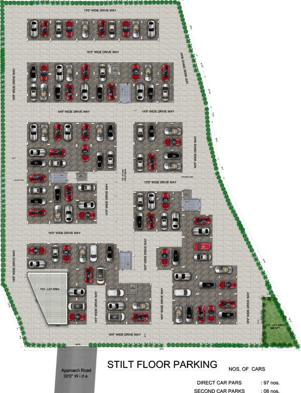 Images for Cluster Plan of Akruthi Akruthis Venkatadri Towers