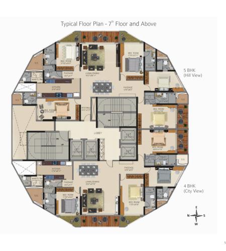  tridhaatu-aranya Tridhaatu Aranya Cluster Plan For 7th Floor