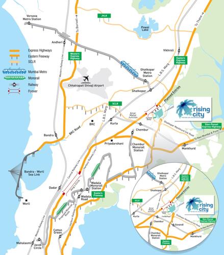 Images for Location Plan of Rare Townships Rising City The India International Upto 13th Floor